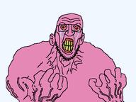 angry bloodshot_eyes clenched_teeth crying doom doom_(game) glasses nuvariant pink_skin rotten_teeth soyjak stubble teeth template variant:dumjacque vein yellow_teeth // 800x600 // 19.1KB