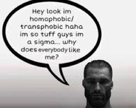 gigachad gray_hair gray_skin grayscale meme nas:gigachad speech_bubble text tiktok // 720x572 // 277.2KB