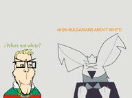 arrow artist:xxx_skibidisigma_xxx blond bulgaria bulgarian_(user) crown eyes_like_the_o-o-cean fundamental_paper_education green_arrow orange_arrow petunia rabbit soyquote subvariant:euroaryan // 1920x1426 // 69.2KB