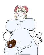 bald big_breasts blond brown_skin clothed clothes crying ear female flag full_body glasses hanging hat medical mouse mustache nurse nurse_hat nurse_uniform open_mouth red_cross rope soyjak stubble subvariant:gapejak_female suicide template terrible_mouse tongue transparent variant:bernd variant:gapejak white_fur yellow_sclera // 2048x2560 // 361.3KB