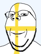 county cross flag flag:trøndelag glasses hair looking_at_you norway smile soyjak stubble subvariant:wholesome_soyjak teeth transparent_background trøndelag variant:gapejak // 600x800 // 22.0KB