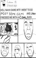 artist:catjakker coal confused dissapointed dollar facebook looking_at_you meme open_mouth sad stubble subvariant:cobson_front2 variant:cobson // 353x558 // 152.1KB