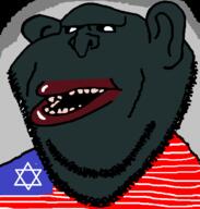 amerimutt brow_ridge dark_skin flag:united_states jewish_nose la_creatura lips mutt star_of_david subvariant:impish_amerimutt united_states variant:impish_soyak_ears // 598x628 // 21.9KB