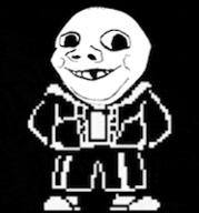 animated baby clothes deformed full_body pixel_art sans skeleton smile soyjak stubble subvariant:nathaniel undertale variant:gapejak // 186x200 // 143.2KB