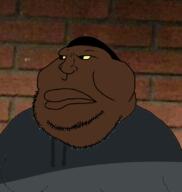 artist:botsaredumbs george_floyd meximutt nigger series:saint_floyd variant:meximutt yellow_sclera // 757x800 // 372.3KB