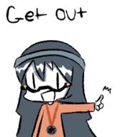 anime beanie clothes drawing glasses hair hat meta:tagme necklace open_mouth text touhou variant:soytan video_game // 280x280 // 38.9KB