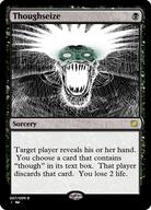 black_skin card glowing glowing_eyes hair inverted magic_the_gathering mtg open_mouth schizo soyjak stubble subvariant:schizojak text thougher variant:markiplier_soyjak // 375x523 // 276.2KB