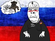 bald bbc black_shirt blush dream fat flag:russia flag:ukraine glasses hand head queen_of_spades russia soyjakfan01 soyjakfan01_(user) stubble subvariant:hornyson sweating tyrone ukraine variant:cobson // 2000x1500 // 1.3MB