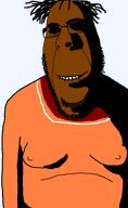 african_american biting_lip brown_skin clothes d4vd dreadlocks dreads evil fat glasses grin hair negro nigger ominous pedophile shadow smile smirk soyjak stubble subvariant:hornyson tshirt variant:cobson // 948x1547 // 40.8KB