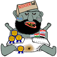 autism autism_speaks award diaper flag:iraq flag:kurdistan flag:transgender_pride_flag piss poop shitskin soiled_pants subvariant:euromutt subvariant:pissbaby subvariant:tetojak trevor(user) variant:feraljak variant:markiplier_soyjak // 1480x1480 // 113.1KB