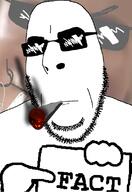 american_psycho arm blunt closed_mouth fact glasses hand patrick_bateman pointing sign smoke smoking smug soyjak stubble sunglasses variant:cobson // 775x1127 // 207.5KB