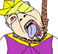 crown crying dead dogseatingdogs6 emo_hair glasses hanged king_olly mario meta:low_resolution noose olly origami paper_mario pmtok sped stubble variant:bernd white_sleeves // 232x217 // 31.0KB