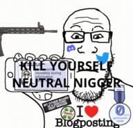 4chan animated badge blogposting blood closed_mouth discord glasses gun neutral open_mouth phone red rifle shooting stubble subvariant:neutralplier subvariant:phoneplier subvariant:phoneplier_horizontal teeth text twitter variant:bernd variant:markiplier_soyjak // 600x574 // 495.3KB