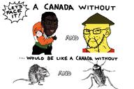 2soyjaks a_wyatt_mann brown_skin canada china chinksectoid clasped_hands drool ear hair hairy india lips mustache nas:merchant pajeet rat red_shirt rice_hat roach slant_eyes smile stubble subvariant:soyak_(smug) swastika text unibrow variant:chudjak variant:soyak yellow_sclera yellow_skin // 864x575 // 79.3KB