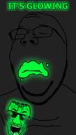 2soyjaks arm blood cannibalism central_intelligence_agency closed_eyes closed_mouth crying dark dead decapitation eating glasses glowing glownigger gore green_skin holding_object holding_severed_head its_over open_mouth severed_head soyjak stubble subvariant:wholesome_soyjak sunglasses text trend:glowie variant:el_perro_rabioso variant:gapejak white_skin // 600x1053 // 87.4KB