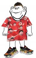 arm clothes ear full_body hair hand just_fuck_my_shit_up leg nikocado_avocado pantless robe shoe smile sneakers soyjak stubble variant:impish_soyak_ears // 405x650 // 236.2KB