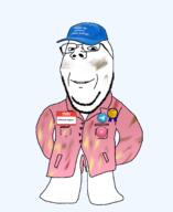 artist:viasyni autism autism_hat autist award blood labcoat name_tag nathaniel_higson_(namefag) piss poop scat stain subvariant:wholesome_soyjak telegram variant:gapejak // 1468x1792 // 531.2KB