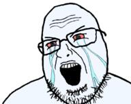 crying png soyjak template variant:shotjak // 390x311 // 61.0KB