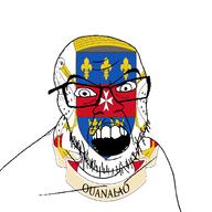 angry country flag glasses jacksepticeye looking_at_you mustache open_mouth saint_barthelemy soyjak stubble teeth variant:feraljak youtube // 1500x1500 // 130.2KB