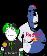 award clothes monster monster_energy red_bull soyjak stubble subvariant:hornyson subvariant:shoyta variant:cobson variant:gapejak // 1000x1200 // 204.9KB