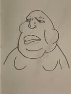 bald big_lips clean_shaven drawing drawn fat man_tits ugly variant:meximutt // 800x1067 // 856.9KB
