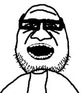 eyes glasses head hoodie meta:tagme mouth_open nose stubble teeth variant:floydjak // 400x455 // 7.7KB