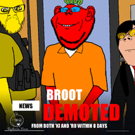 admin article black_hair bottle breaking_news broot brown_eyes brown_skin character:femcobble clothes cobblestone cobblestone_(user) court cutebooru_(user) demoted ear female girl glasses guard headline jail janny jumpsuit leaf logo looking_at_you manager meta:namefags moderator mustard mustard_(user) necktie neutral news no_mouth onion orange_shirt pigtails prisoner red_skin red_tie smile soybooru_times soyjak_wiki stubble subvariant:gapejak_female suit tinted_glasses transparent_background twintails variant:feraljak variant:gapejak variant:impish_soyak_ears variant:soyak yellow_glasses yellow_skin // 1385x1385 // 236.3KB