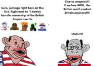 american_flag amerimutt british brown_skin cia_nigger glowing india judaism maga maga_hat monkey nas:amerimutt soyjak text tranny trend:glowie variant:markiplier_soyjak wwii // 792x566 // 103.7KB