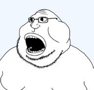 fat glasses gynaecomastia ias latino meximutt obese open_mouth series:muttverse template transparent_background variant:meximutt // 888x849 // 22.3KB