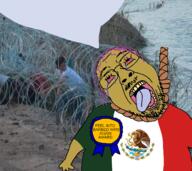 ack barbed_wire brown_skin countrywar flag flag:mexico mexico mustache rope satoko_houjou(namefag) suicide teeth tongue tranny variant:bernd // 1439x1280 // 2.2MB