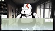 Astrofene_(namefag) Warrior-Z(user) animal arm bald bite black_skin blue blush closed_mouth cringe entiral_(user) eyes game glasses hair meta:DELETE_THIS_JANNIES_PLEASE meta:op_is_a_fat_retarded_nigger meta:op_is_an_aryan_beast meta:pornographic_content nsfw open_mouth raised singularity text video white_skin yellow_hair // 1080x608, 10.7s // 7.2MB