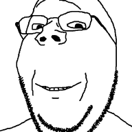 animated glasses ominous smile soyjak strobe stubble subvariant:wholesome_soyjak variant:gapejak // 598x800 // 53.4KB