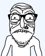 biting_lip glasses queen_of_spades smile stubble variant:rickjak // 829x1043 // 18.1KB