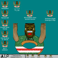chechen chechenigger chechnya chud_(boorufag) chud_(soybooru) donut ham hamas_2(namefag) islam judaism kike mudslime nigger pisslam roach subvariant:chudplier thugshaker // 2222x2222 // 1.9MB