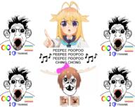 animated anime antler autism baby bow cleft_lip dance deformed ear map_(pedophile) oh_my_god_she_is_so_attractive pedophile poyopoyo shikanoko_nokonoko_koshitantan subvariant:jacobson variant:a24_slowburn_soyjak // 1040x830 // 517.2KB