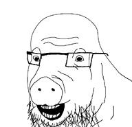 animal beard open_mouth pig template variant:unknown wrinkles // 984x950 // 11.6KB