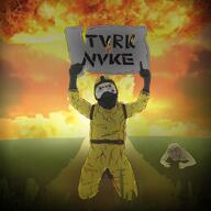 angry aryan blue_eyes bomb explosion eyes_like_the_o-o-cean front_facing glasses hazmat_suit mushroom_cloud nuclear stubble tengrism trvthnvke tvrkaryan tvrknvke variant:cobson variant:feraljak // 1500x1500 // 1.6MB