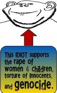 arrow ear genocide rape smile soyjak stubble text variant:impish_soyak_ears // 622x1000 // 488.8KB