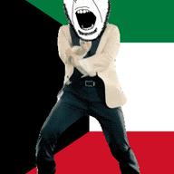 angry animated country dance flag gangnam_style glasses kuwait open_mouth soyjak stubble variant:cobson // 300x460 // 504.1KB