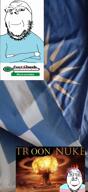 crossed_arms fact_check flag:greece glasses greece greek_flag irl macedonia soyjak star_of_vergina stubble tranny truth_nuke variant:bernd variant:gapejak video // 396x858, 48s // 9.7MB