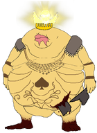 adjudicator_(demons_souls) angry bald big_lips bird blood cleaver closed_mouth crown demons_souls double_chin fat full_body fupa glowing gynaecomastia looking_to_the_left morbidly_obese naked no_eyes obese spade standing subvariant:beast subvariant:endmutt subvariant:morbidmutt transparent_background variant:feraljak variant:meximutt yellow_skin // 1811x2486 // 767.6KB