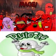 calm rage angry animal arm blood bloodshot_eyes calm clenched_teeth closed_mouth cracked_teeth crying dog ear gem glasses hair hand hell jpeg merge meta:opinion_changed ms_paint nosebleed open_mouth rage rage_comic red_eyes red_skin ruby seething smoke soyjak stop_rule34 stubble subvariant:feralrage teeth variant:beastjak variant:chudjak variant:cobson variant:cryboy_soyjak variant:feraljak variant:imhotep variant:impish_soyak_ears variant:soyak vein yellow_teeth // 1280x1280 // 1.8MB