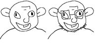bald ear glasses low_effort meta:barely_a_soyjak meta:barely_soyjak_related open_mouth series:unfunnycreature stubble subvariant:vladcreature template tooth transparent_background unfunny_creature variant:vlodson // 1325x652 // 24.1KB