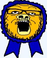 award glasses objectsoy open_mouth orange_skin soyjak stubble variant:a24_slowburn_soyjak yellow_skin // 248x303 // 19.4KB