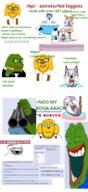 bp_(tranny_board) Slvt4BIBISI_(namefag) ack frog furry get gun janny jannyplier meta:tagme pepe pepe_the_frog tranny tuxedo tuxedo_pepe variant:a24_slowburn_soyjak variant:bernd variant:markiplier_soyjak variant:soyak // 1240x2718 // 1.6MB