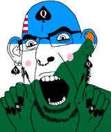 bbc country ear facial_mark flag flag:grand_gedeh_county flag:liberia forehead_mark glasses grand_gedeh_county hair hand liberia liberian nose_piercing nose_ring open_mouth painted_nails queen_of_spades soyjak stubble subvariant:slutson subvariant:spadeson tattoo variant:cobson // 723x861 // 77.3KB