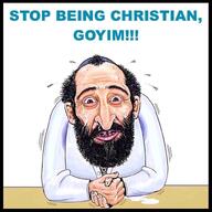 arm beard big_nose bloodshot_eyes christianity clothes crying evil front_facing gentile goyim hand happy_merchant hat horrified jewish_nose jewish_star jews judaism kike kike_nose kippah meta:not_oc nas:merchant necklace rubbing_hands scared shaking shocked star_of_david talking tear text white_shirt // 800x800 // 82.7KB