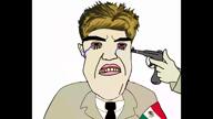 3soyjaks anhero animated arm bisected bloodshot_eyes blowjob closed_mouth clothes crying ear full_body gore gun hair hand hanging holding_gun holding_object holding_pistol meta:pornographic_content mexican_twink mexico necktie nsfw open_mouth penis pistol rope shooting soyjak subvariant:chudjak_front suicide tongue variant:chudjak video white_skin yellow_hair yellow_teeth // 1920x1080, 3.5s // 887.3KB