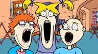 3soyjaks open_mouth rugrats soyjak_trio trio variant:gapejak variant:markiplier_soyjak variant:tony_soprano_soyjak // 1000x550 // 770.7KB