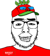 2026 IT2GB asset broot broot_2026 brootal brootism brootist campaign cap clothes glasses hat leaf logo red_shirt red_skin series:administ_soyjaks variant:impish_soyak_ears variant:uncjak // 900x1000 // 185.4KB